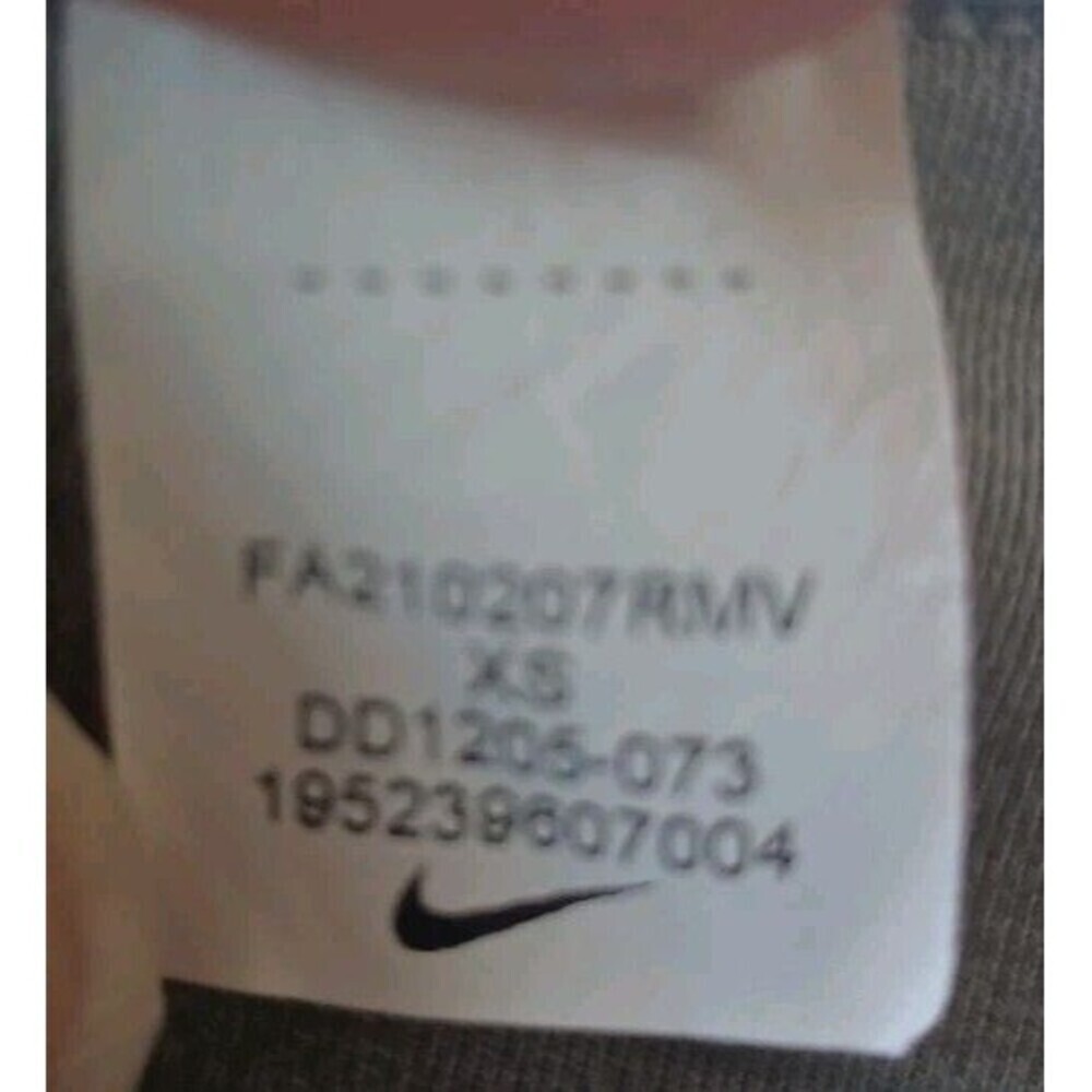 Nike Sports Bra Size XS Gray Dri-Fit Medium Support  Front Zip Yoga Sporty - Picture 4 of 6